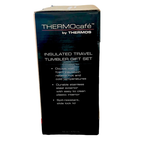 THERMOcafe by Thermos Insulated Stainless Steel Travel Tumbler Set of 2 - Picture 3 of 6